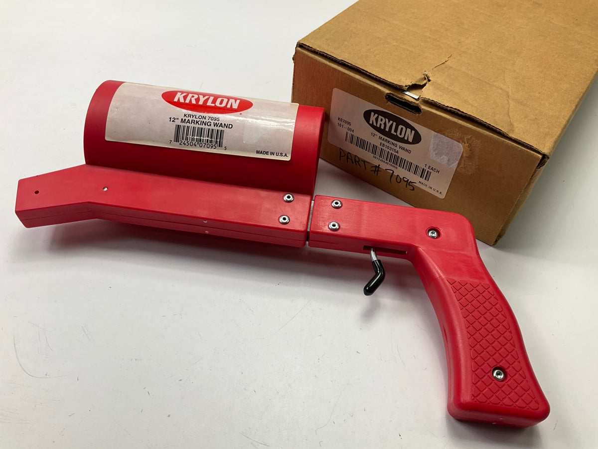 Krylon K07095008 Quik-Mark 12'' Spotter Marking Wand Gun, 1''-1-1/2'' Paint Width