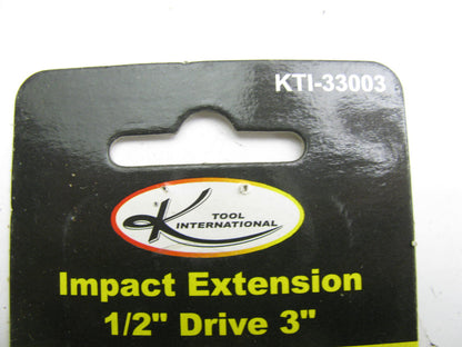 KTI 33003 Impact Socket Extension 1/2'' DRIVE 3''
