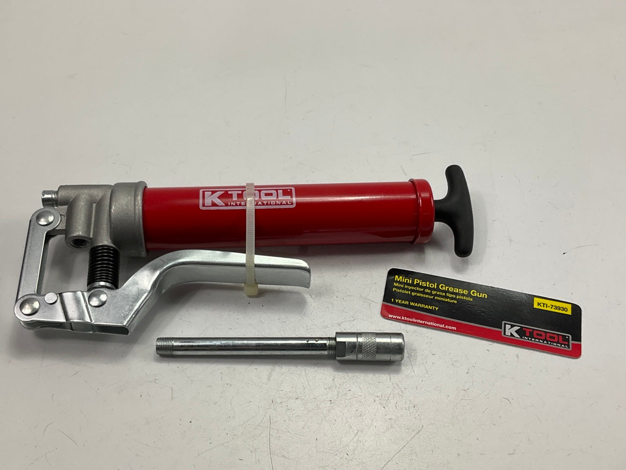 KTI KTI-73930  3 Oz. Mini Pistol Manual Grease Gun, 3500 PSI