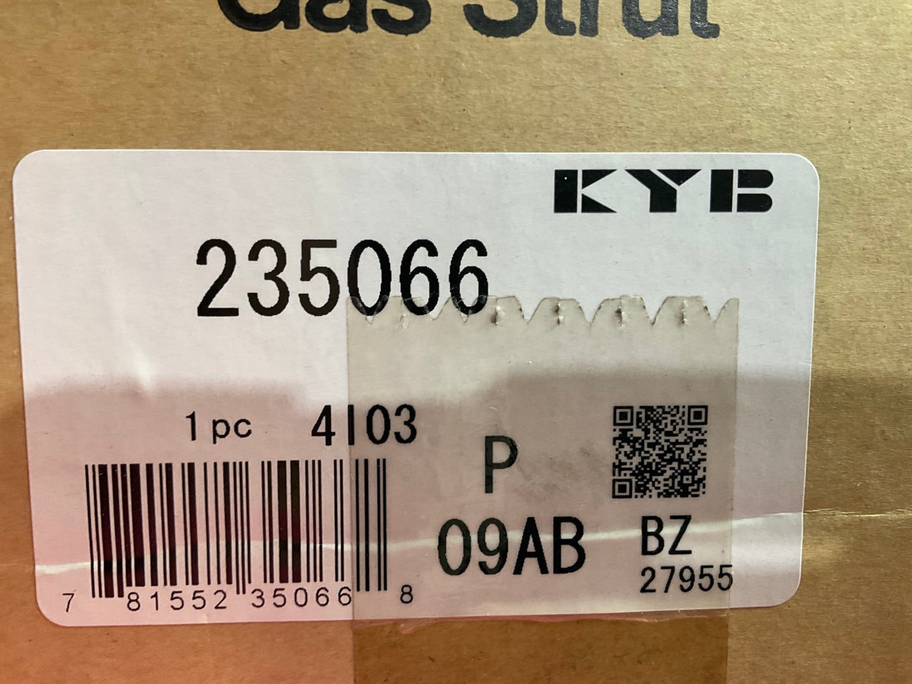 KYB 235066 Front Left Suspension Strut For 1992-1994 Subaru Legacy