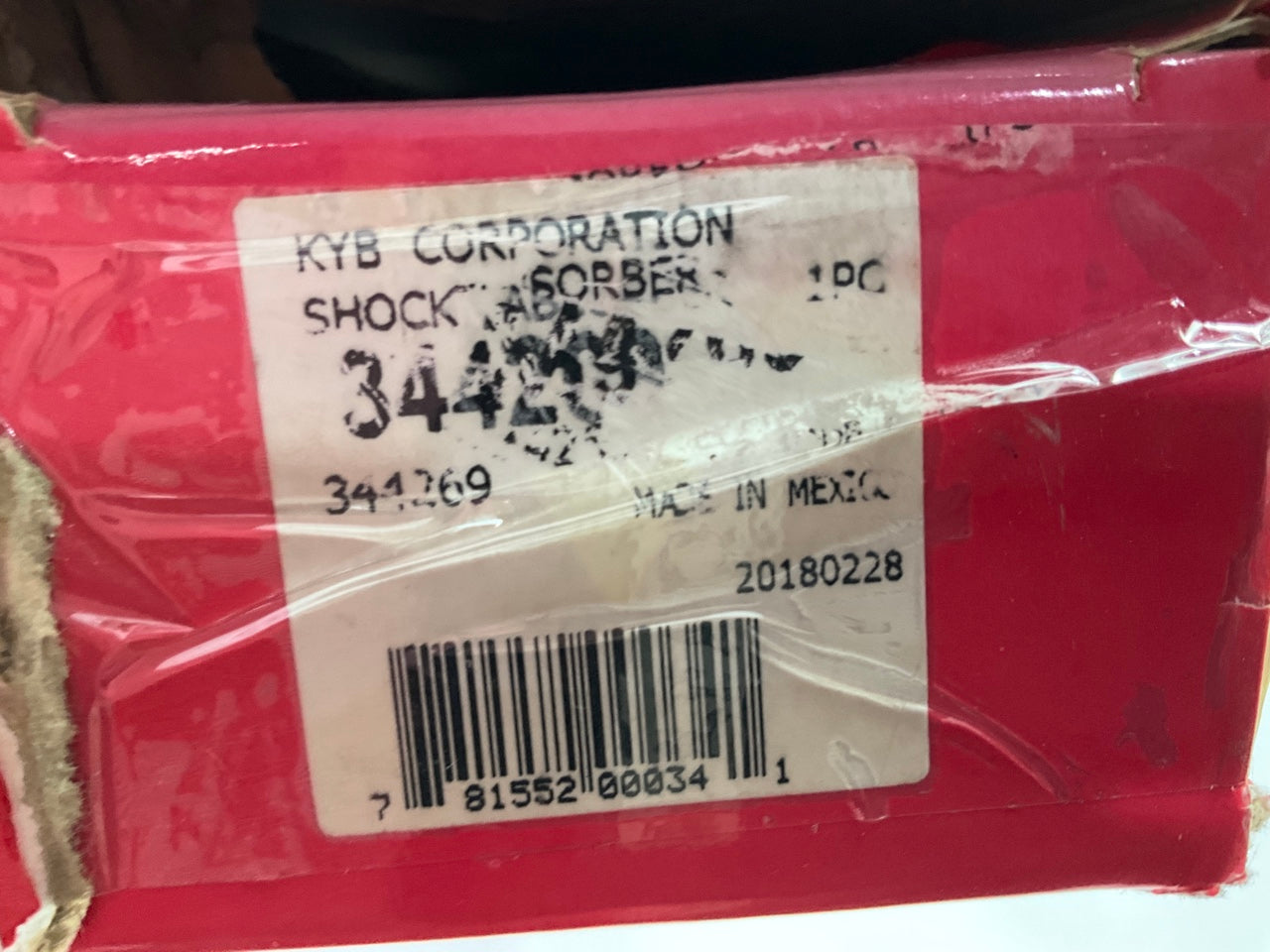 KYB 344269 Rear Excel-G Shock Absorber