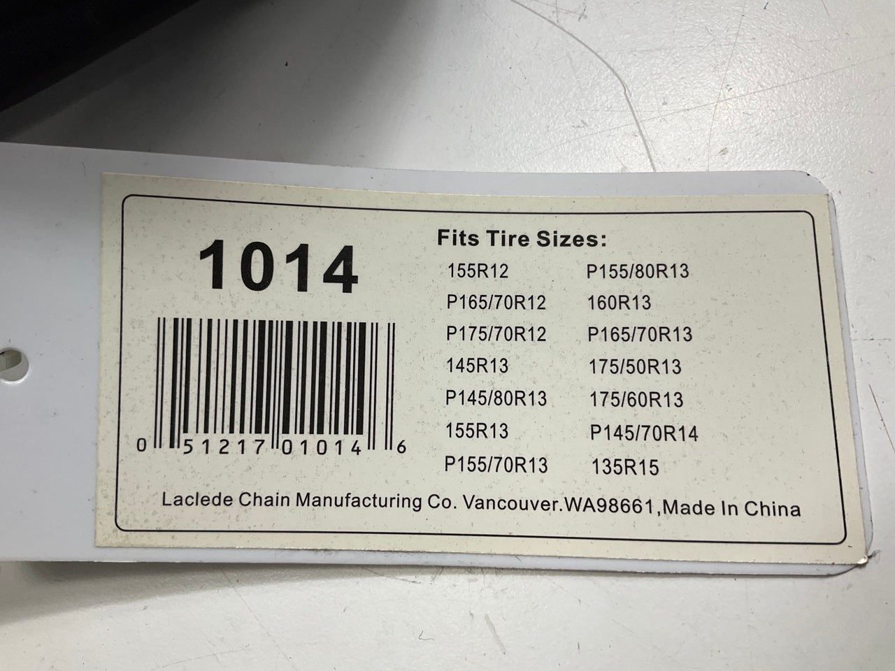 Laclede 1014 Tire Snow Chains Pair - 145/65-15, 155/60-15, 155/65-14, 165/60-14