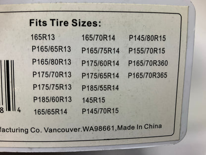 Laclede 1018 Snap-Lock Snow Cable Chains - P185/60R13, 165/65R14, 165/70R14