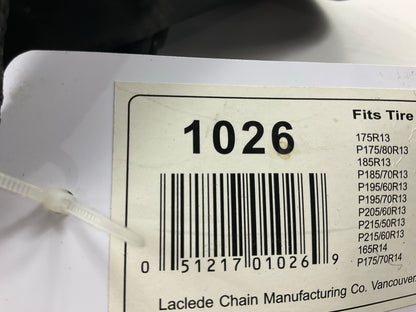 Laclede 1026 Tire Snow Chains 185/65R14 185/60R14 205/60R14, 185/60R15 195/50R15