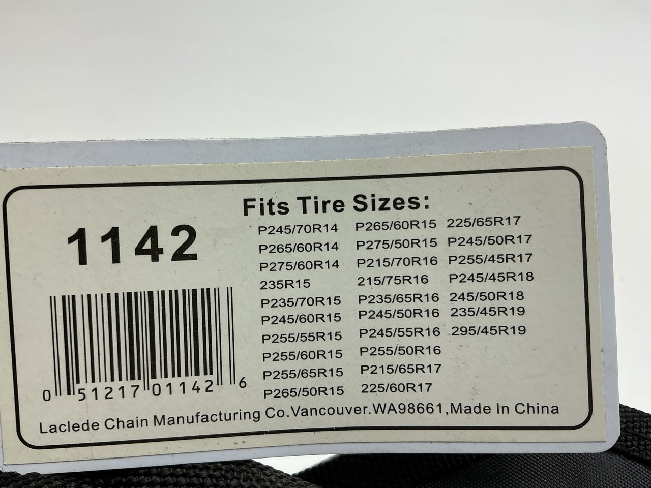 Laclede 1142 Tire Snow Chains PAIR 215/70R16,  235/65R16, 215/65R17, 225/60R17