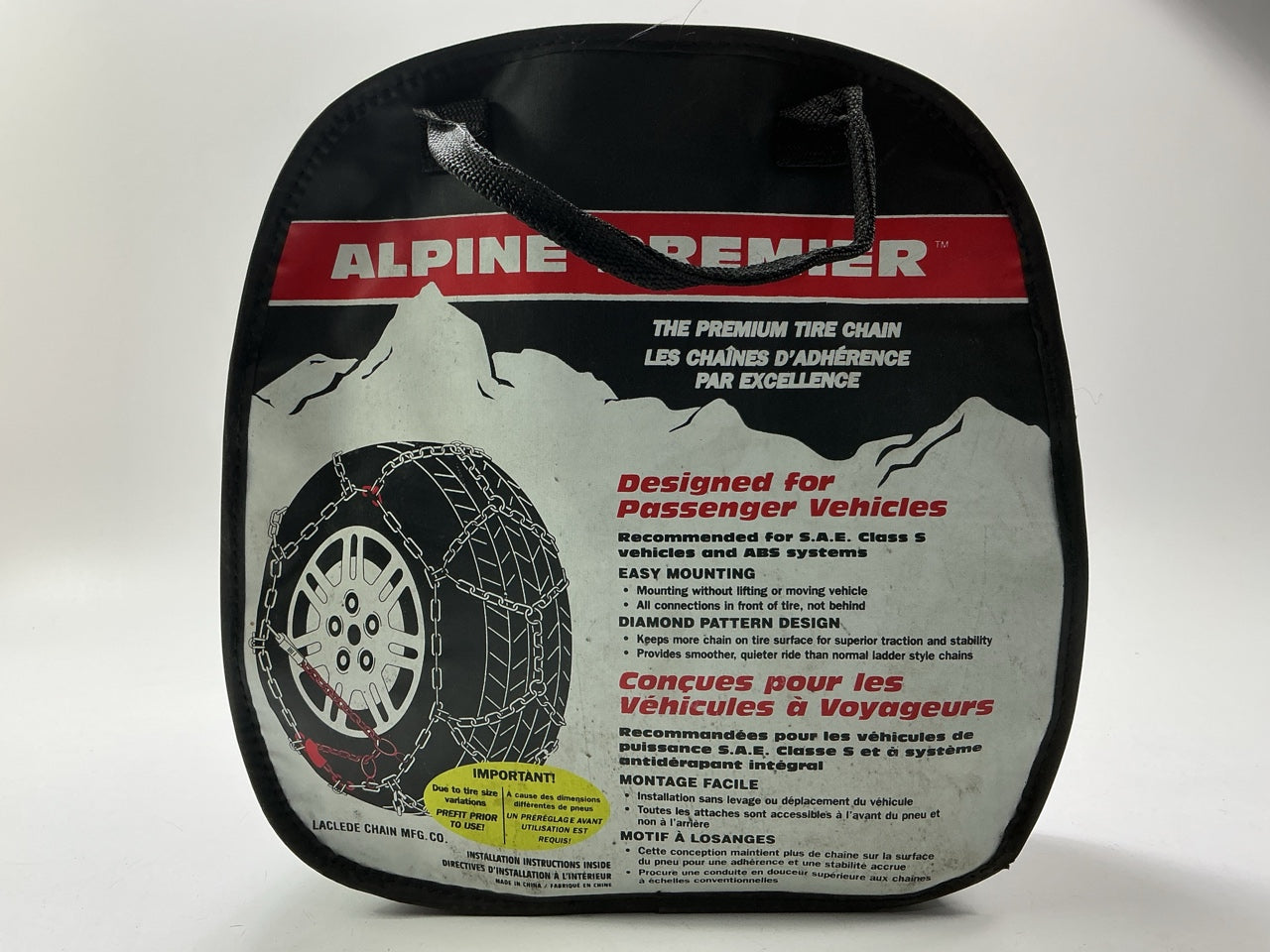Laclede 1545 Tire Snow Chains PAIR 215/50R17, 215/60R16, 215/55R16, 205/65R16