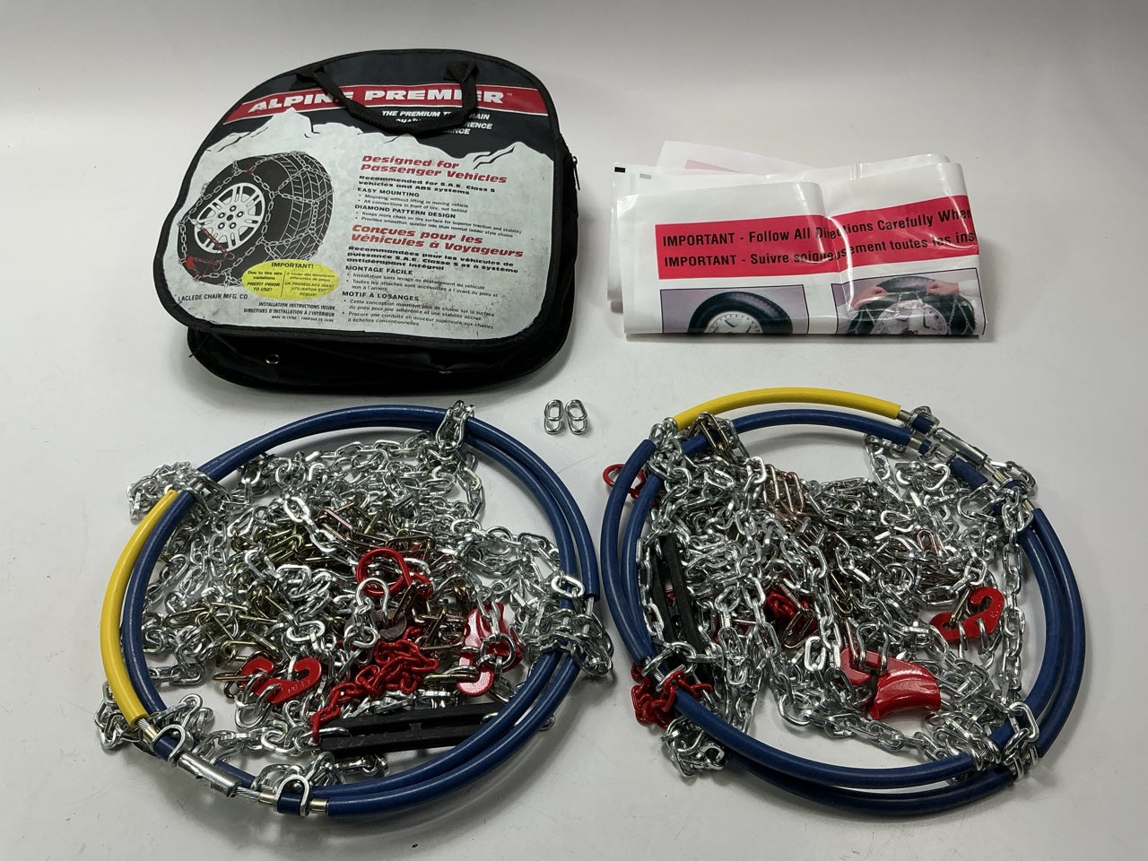 Laclede 1555 Tire Snow Chains Pair 235/65R16, 225/60R18, 235/55R18, 225/55R18