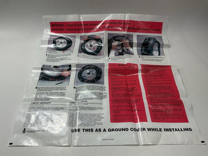 Laclede 1555 Tire Snow Chains Pair 235/65R16, 225/60R18, 235/55R18, 225/55R18