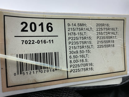 Laclede 2016 Tire Snow Chains PAIR 225/75R16, 235/75R15, 225/75R15, 235/65R17
