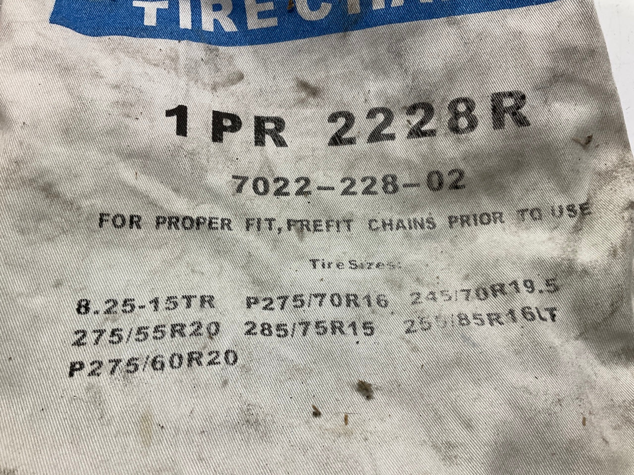 Laclede 2228R Tire Snow Chain PAIR 285/75R15, 255/85R16LT, 275/55R20, 275/70R16