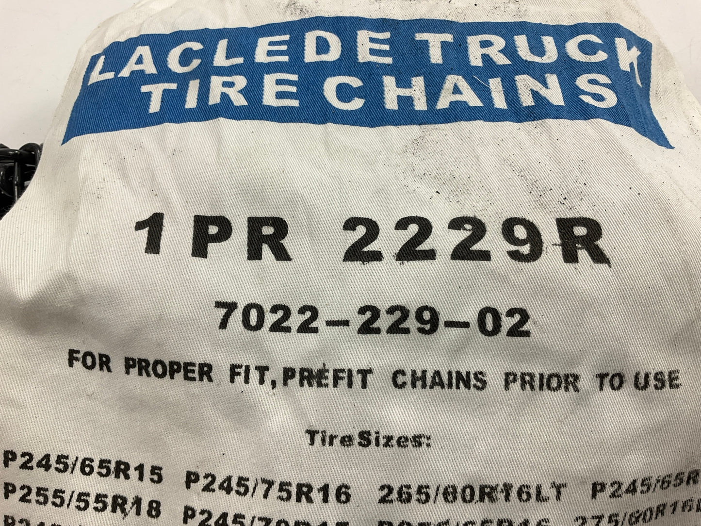 Laclede 2229R Tire Snow Chains - PAIR