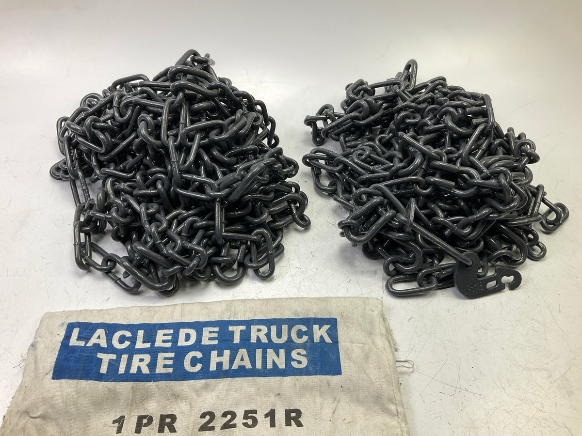 Laclede 2251R Tire Snow Chains PAIR 11.00-20, 12-22.5, 12.5-22.5, 295/80R22.5