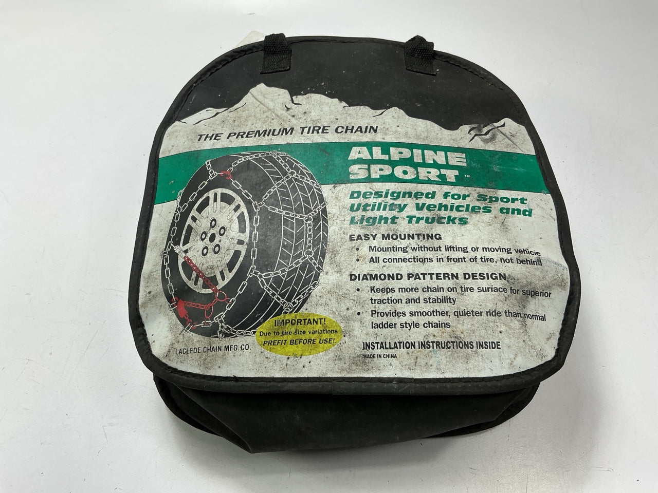 Laclede 2337 Tire Snow Chains Pair 35X12.5-17, 33X14.5-15, 35X14.5-15