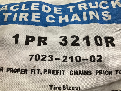 Laclede 3210R Tire Snow Chain PAIR 265/75R16, P265/70R17, 265/70R17LT, 275/55R18