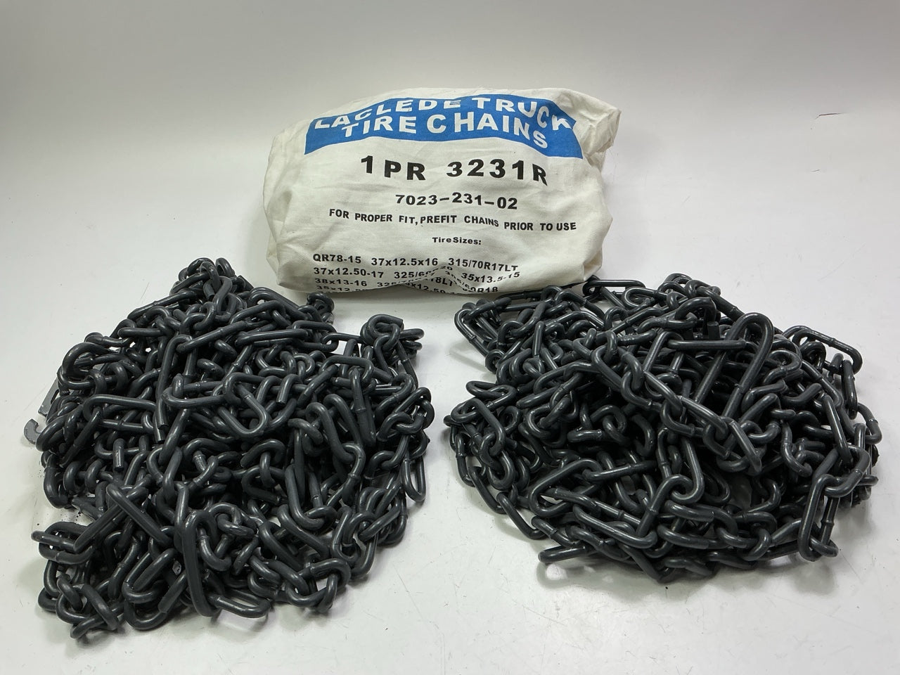 Laclede 3231R Tire Snow Chains 305/60R18, 305/70R18LT, 325/65R18, 315/70R17