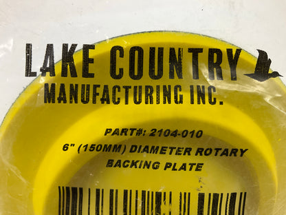 Lake Country 2104-010 Polishing Buffing Pad Bonnet 6'' Backing Plate