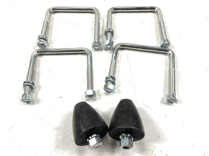 Lakewood 20475 Traction Bars, Universal, 28'' Length, Steel, Yellow Pair