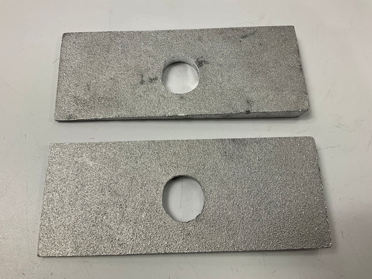 Lakewood 20510 Aluminum 2'' Wide Traction Bar Shim Wedges, 4 DEGREES, Narrow