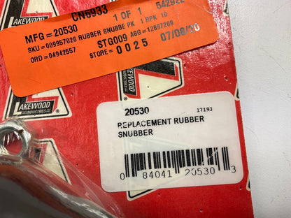 Lakewood 205301 Traction Bar Large Rubber Snubbers Bump Stop Bushings