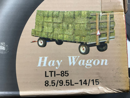 (2) Larin LTI-85 HD Hay Wagon HD Inner Tire Tubes 8.5/9.5L-14/15