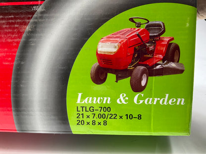 Larin LTLG-700 Heavy Duty Lawn & Garden Inner Tire Tube 21 X 7.00/22 X 10-8