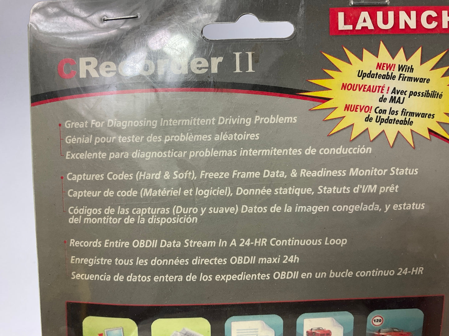Launch 301050037 CRecorder Car Running Data Recorder OBD2 OBDII Data Logger