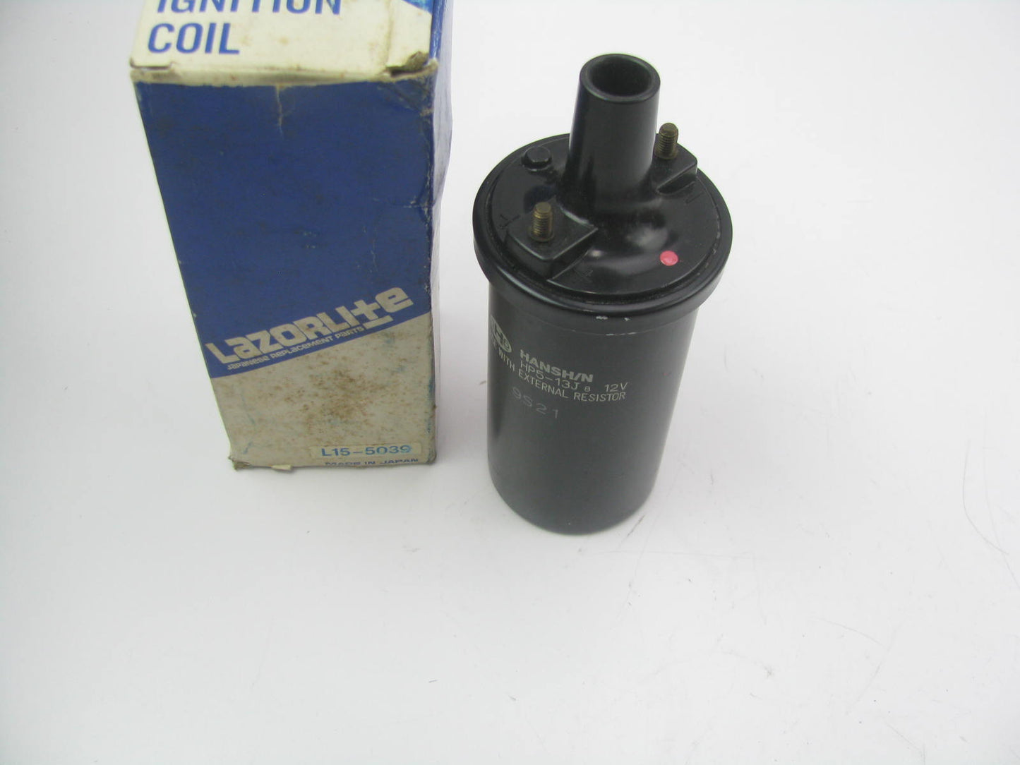 Lazorlite L15-5039 Oil Filled External Resistor Ignition Coil -Hanshin HP5-13J