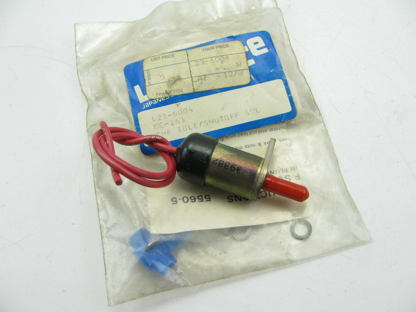Lazorlite L23-6004 Carburetor Idle Stop Solenoid
