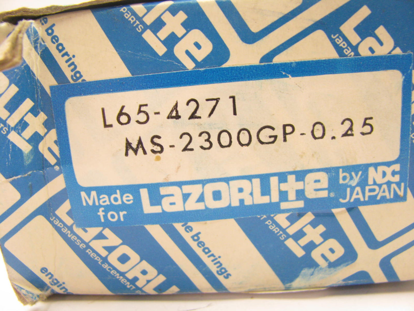 Lazorlite L65-4271 Main Bearings - 0.25mm Size