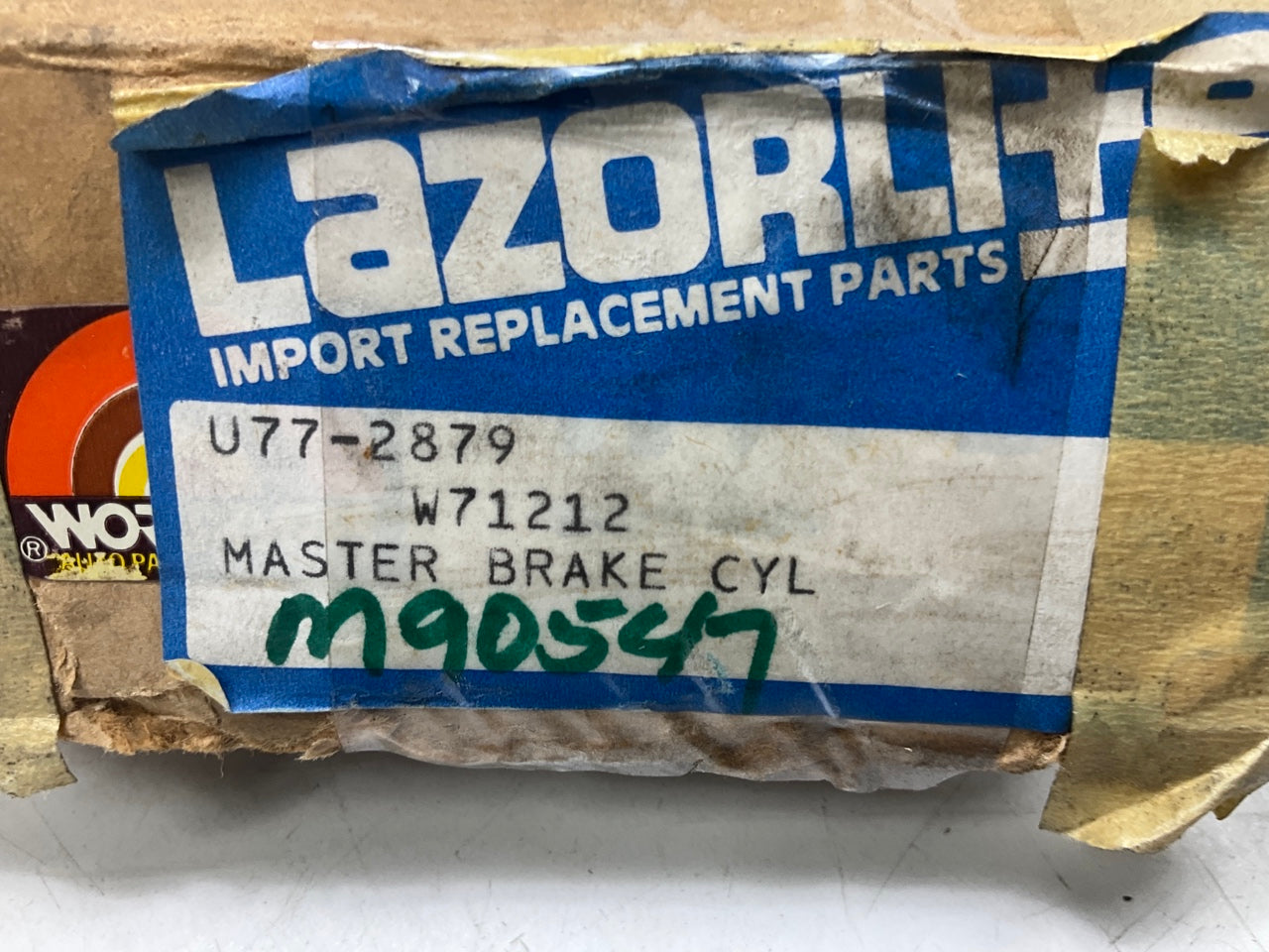 Lazorlite U77-2879 Brake Master Cylinder 1965-77 Beetle, 1965-66 Karmann Ghia