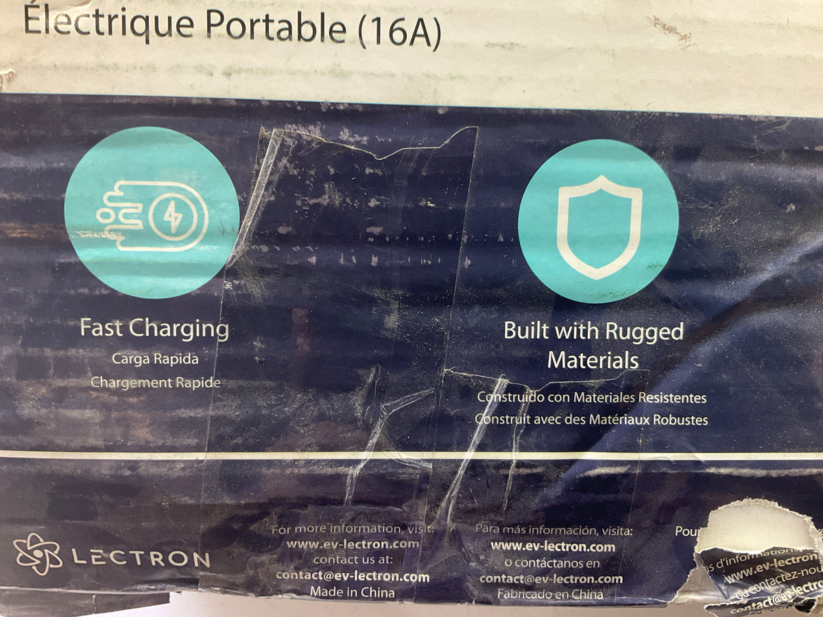 Lectron EVCHARGE6-20 Electric Vehicle Charger; 240V 16 Amp Level 2 EV Charger