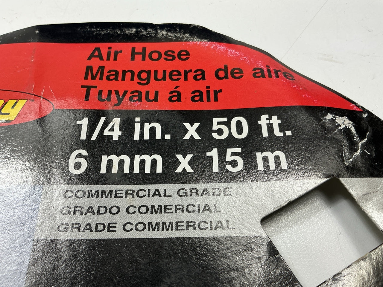 Legacy HWF1450BL2  1/4'' X 50 Foot Blue PVC Air Hose, 1/4'' Ends
