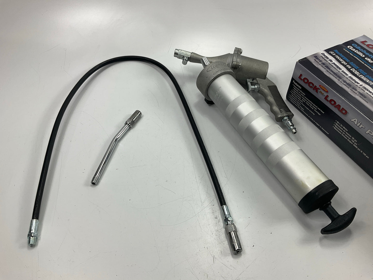 Legacy L1466L Lock-n-Load Continuous Flow Air Powered Grease Gun