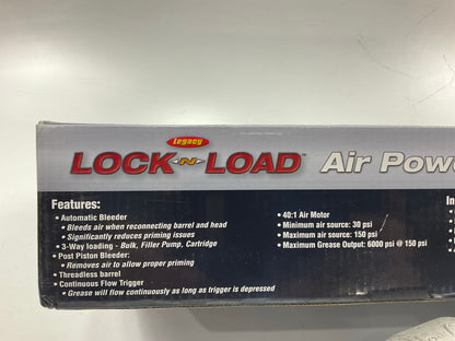 Legacy L1466L Lock-n-Load Continuous Flow Air Powered Grease Gun