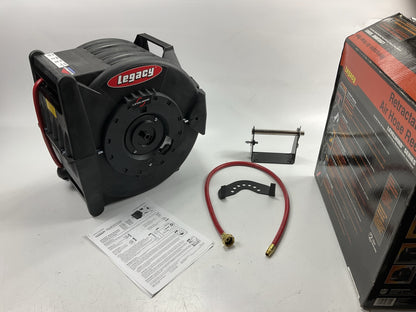 Legacy L8305 Retractable Levelwind Air Hose Reel, 3/8'' X 50'