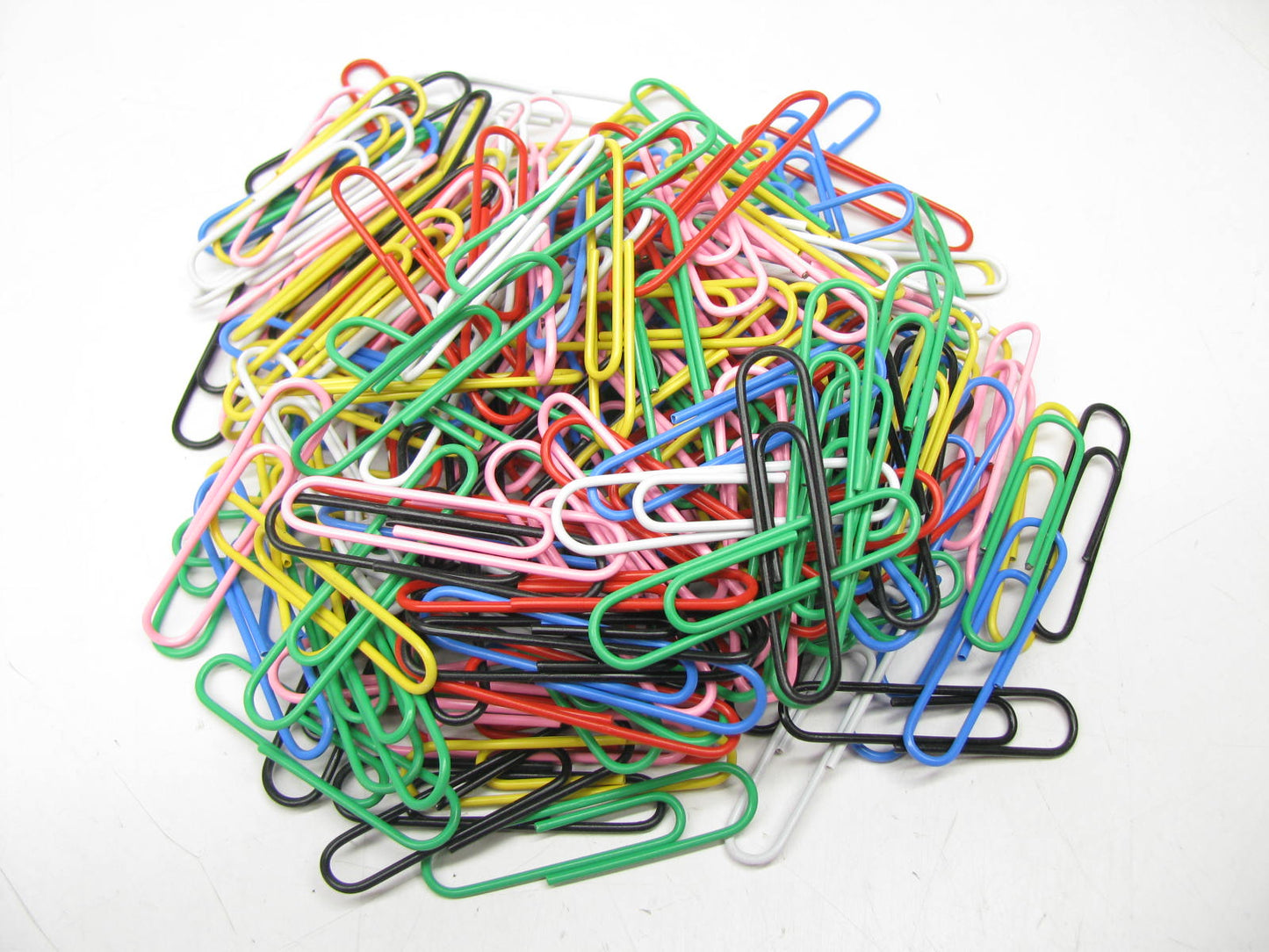 (1200) Legacy LGY60810 Vinyl Coated Jumbo Paper Clips - Assorted Colors
