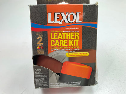 Lexol E301345900 2-Step Cleaning And Conditioning Leather Care Sponge Kit