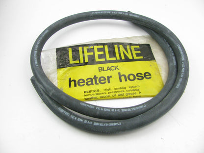 6 FEET - Lifeline 301524 HVAC Black Heater Hose 3/4'' ID X 6 Foot 19.00mm X 1.8M