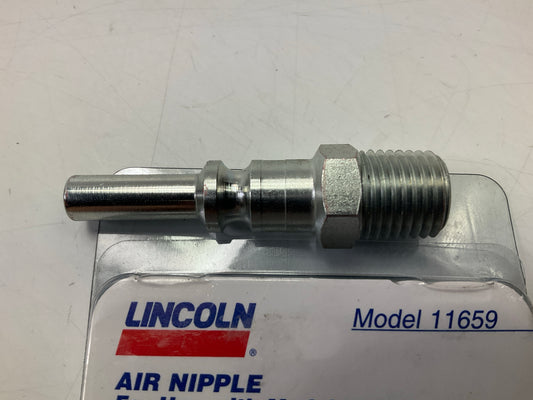 Lincoln 11659  Long Stem Air Nipple - For Use W/ 815 Air Coupler 1/4'' NPT Male