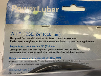 Lincoln 1224 Grease Gun 24'' Whip Hose For Battery Operated PowerLuber Grease Gun