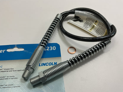 Lincoln 1230 Lubrication 30'' Whip Hose For 12, 18, 20 Volt Cordless Grease Gun