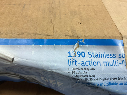 Lincoln 1390 Lift Action Self Priming Transfer Fluid Pump For 15 16 30 50 Drums