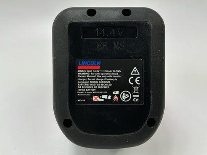 Lincoln 1401 Battery For Lincoln 14.4 Volt PowerLuber Grease Gun