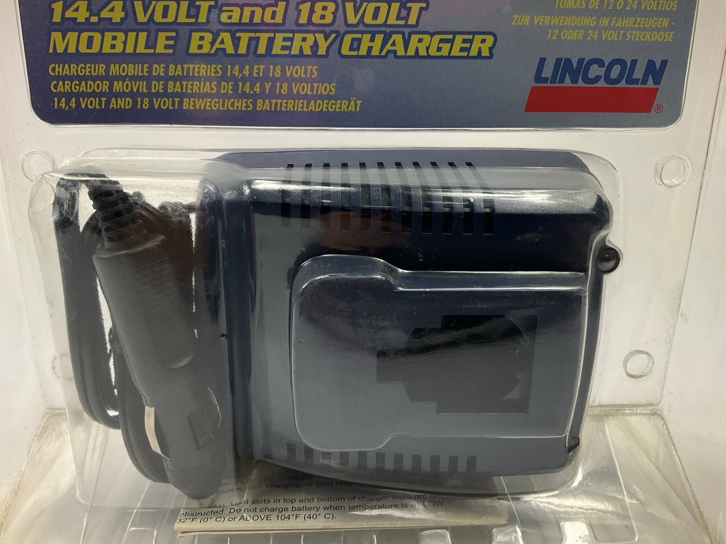 Lincoln 1815A 14V & 18 Volt Field Mobile Charger - 1442 1444 1842 1844 Battery