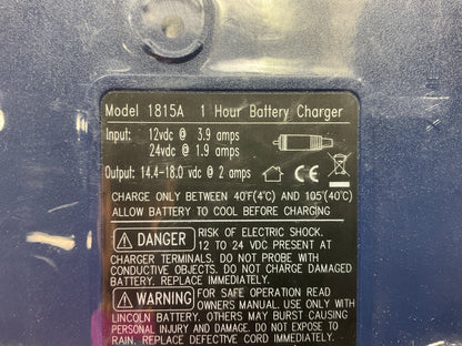 Lincoln 1815A 14V & 18 Volt Field Mobile Charger - 1442 1444 1842 1844 Battery