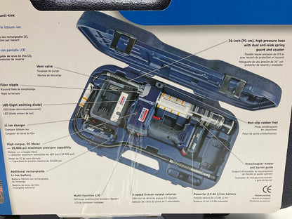 Lincoln 1884 Lithium-Ion PowerLuber 20-Volt Battery-Operated Cordless Grease Gun