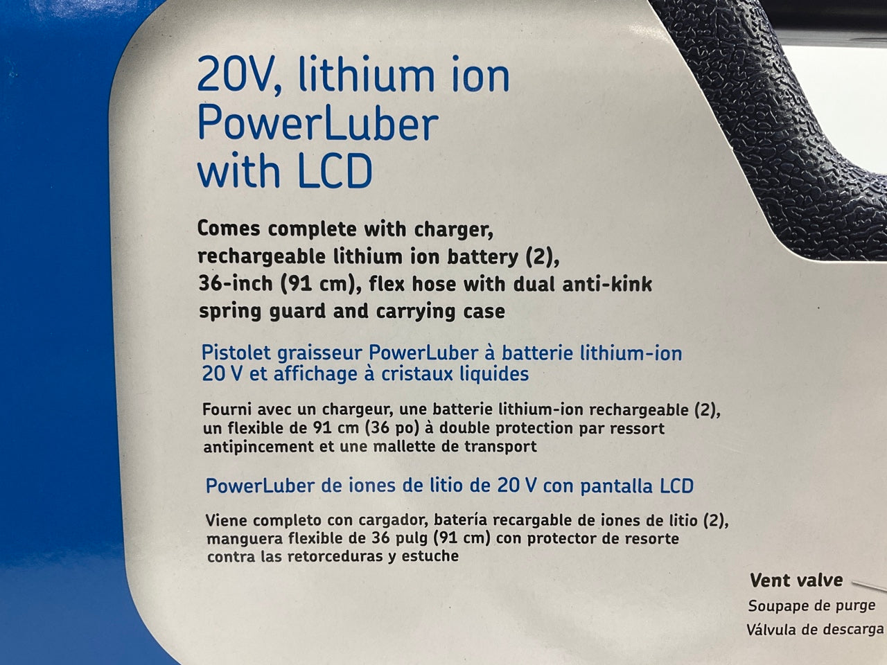 Lincoln 1884 Lithium-Ion PowerLuber 20-Volt Battery-Operated Cordless Grease Gun