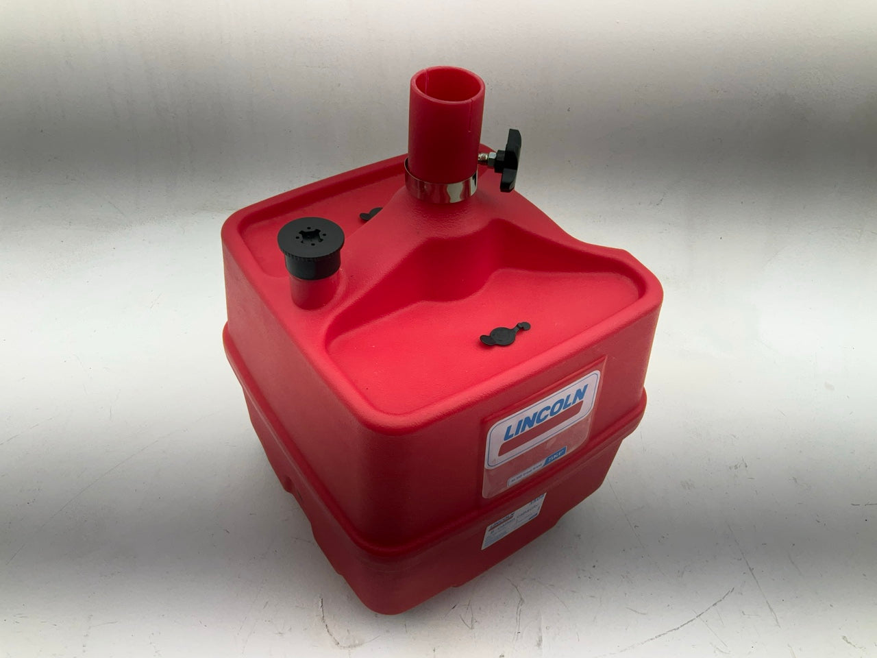 Lincoln 3508 8 Gallon Waste Fluid Drain Tank, 36-65'' Adjustable Funnel Height