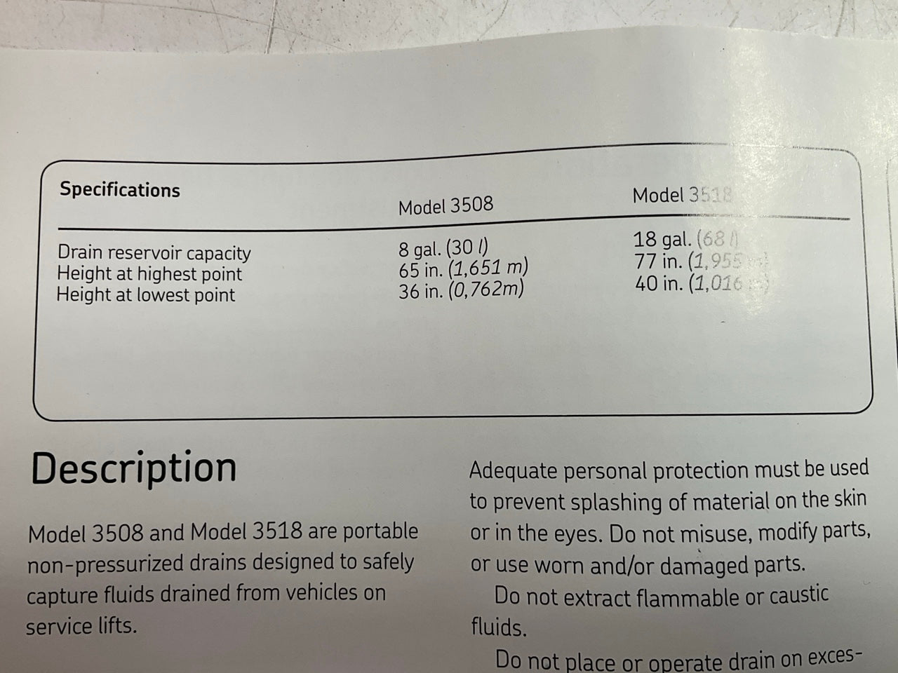 Lincoln Industrial 3518 Portable Waste Oil Catch Drain Tank, Plastic, 18 Galons