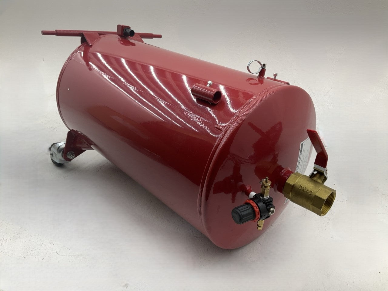 INCOMPLETE - Lincoln 3601 18 Gallon Pressurized Fluid Drain Evacuation Tank